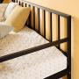 Zinus Eden Twin Daybed and Trundle Set / Premium Steel Slat Support / Daybed and Roll Out Trundle Accommodate Twin Size Mattresses Sold Separately Zinus Eden Twin Daybed and Trundle Set / Premium Steel Slat Support / Daybed and Roll Out Trundle Accommodate Twin Size Mattresses Sold Separately