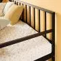 Zinus Eden Twin Daybed and Trundle Set / Premium Steel Slat Support / Daybed and Roll Out Trundle Accommodate Twin Size Mattresses Sold Separately