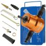 Lnchett Double Head Sheet Metal Nibbler, Nibbler Metal Cutter with Saw Power Drill Attachment for Straight and Circle Cutting, Maximum 14 Gauge Steel.