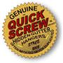 Quick Screw 5'' 50 Pack Premium Hidden Rain Gutter Bracket Hook Hangers with screw clip style