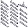 Muzata Stemball Swage Dead Ends Paired Threaded Stud Tension End Fitting Terminal for 1/8'' Cable Railing,Hand Crimp Fixed Tensioner,Stainless Steel T316 20PCS CR24,Series CA1 CD1 CS1 CD2 CS2 CV1 Muzata Stemball Swage Dead Ends Paired Threaded Stud Tension End Fitting Terminal for 1/8'' Cable Railing,Hand Crimp Fixed Tensioner,Stainless Steel T316 20PCS CR24,Series CA1 CD1 CS1 CD2 CS2 CV1