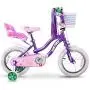 COEWSKE Kids Bike Steel Frame Children Bicycle Little Princess Style 12-14-16-18-20 Inch with Training Wheel