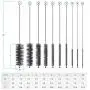 Bottle Cleaning Brushes, 8 Inch Nylon Tube Brush Set, Cleaner for Narrow Neck Bottles Cups with Hook, Set of 10pcs Bottle Cleaning Brushes, 8 Inch Nylon Tube Brush Set, Cleaner for Narrow Neck Bottles Cups with Hook, Set of 10pcs