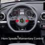 Taiss 12V 19mm Car Horn Speaker Momentary Push Button Switch 1NO 1NC SPDT Green Led Light 3/4'' Mounting Hole Raised Black Metal Toggle Switch For Car Boat Speakers Bells Modification G19LB-BK-G