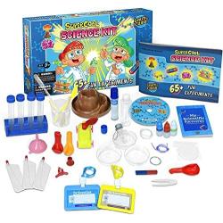 Learn & Climb Science Kit for Kids - Set Includes Over 65 Science Experiments + Scientist Name tag!