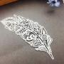 Feather Leaf Metal Die Cuts, Cutting Dies Cut Stencils for DIY Scrapbooking Photo Album Decorative Embossing Paper Dies for Card Making Template