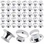 Onwon 60 Pieces Pin Backs Locking Bulk Metal Pin Keepers Locking Clasp, No Tool Required, Metal Locking Pin Backs, Metal Locking Pin Keepers (60) Onwon 60 Pieces Pin Backs Locking Bulk Metal Pin Keepers Locking Clasp, No Tool Required, Metal Locking Pin Backs, Metal Locking Pin Keepers (60)