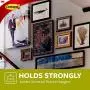 Command Universal Picture Hanger Heavy Duty w/ Stabilizer Strips, Jumbo, Holds 8 lbs, 1-Hanger (17048-ES) Command Universal Picture Hanger Heavy Duty w/ Stabilizer Strips, Jumbo, Holds 8 lbs, 1-Hanger (17048-ES)