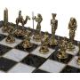 GIFTHOME (Without Board) Historical Handmade Ancient Egypt Pharaoh Figures Metal Chess Pieces Medium Size King 3.5 inc (Only Pieces)