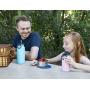 MIRA 12 oz Stainless Steel Kids Water Bottle - Metal Thermos Flask Keeps Cold for 24 Hours, Hot for 12 Hours - Double Wall Vacuum Insulated - Leak Proof BPA-Free Lid - Denim