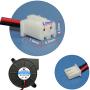 SoundOriginal 12V DC Brushless Blower Cooling Fan 50x50x15mm,for 3D Printer Humidifier Aromatherapy and Other Small Appliances Series Repair Replacement (12v Dual Ball Bearing 2pack)