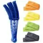 HIWARE Window Blind Cleaner Duster Brush with 5 Microfiber Sleeves - Blind Cleaner Tools for Window Shutters Blind Air Conditioner Jalousie Dust HIWARE Window Blind Cleaner Duster Brush with 5 Microfiber Sleeves - Blind Cleaner Tools for Window Shutters Blind Air Conditioner Jalousie Dust