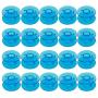 MiDube 50PCS Plastic Sewing Machine Bobbins for B-rother J-anome S-inger Front Loading Class 15 Machines Home Embroidery (Blue 50pcs)