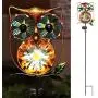 LeiDrail Solar Garden Light Outdoor Decorative Stake Owl Wind Spinner Metal Pathway Lights Solar Powered Yard Decor Waterproof Warm White Landscape Lighting for Lawn Patio Walkway LeiDrail Solar Garden Light Outdoor Decorative Stake Owl Wind Spinner Metal Pathway Lights Solar Powered Yard Decor Waterproof Warm White Landscape Lighting for Lawn Patio Walkway