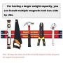 Goplus 6PCS 18'' Magnetic Tool Holder, Organizer Racks Set, Metal Storage Organizer Bar for Garage/Workshops (Mounting Screws Included)