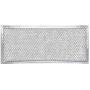 AMI PARTS W10208631A Filter Aluminum Mesh Microwave Oven Grease Filter 3-Pack（Packed in Box),Compatible with Whirlpool 12-15/16'' x 5-3/4'' x 1/16''