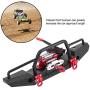 【2021 New Years Special】RC Car Crawler Upgrade Part, Remote Control Aluminum Alloy Large Size Front Bumper with Winch for Traxxas TR.X-4 RC Car RC Crawler Bumper Part