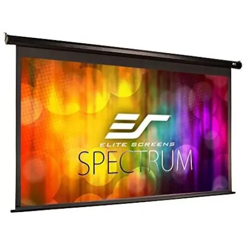 Elite Screens Spectrum, 100-inch Diag 16:9, Electric Motorized 4K/8K Ready Drop Down Projector Screen, ELECTRIC100H Elite Screens Spectrum, 100-inch Diag 16:9, Electric Motorized 4K/8K Ready Drop Down Projector Screen, ELECTRIC100H