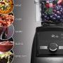 Vitamix A3300 Ascent Series Smart Blender, Professional-Grade, 64 oz. Low-Profile Container, Black Diamond, Full Size