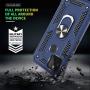 Google Pixel 4A 5G Case, Pixel 4A 5G Phone Case with HD Screen Protector, Gritup 360 Degree Rotating Metal Ring Holder Kickstand Armor Cover Case for Google Pixel 4A 5G Blue