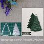 Christmas Tree Metal Die Cuts,Merry Christmas Tree Snow Cutting Dies Cut Stencils for DIY Embossing Photo Decorative Paper Dies Scrapbooking Card Making