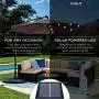 Best Choice Products 10ft Solar LED Offset Hanging Market Patio Umbrella for Backyard, Poolside, Lawn and Garden w/Easy Tilt Adjustment, Polyester Shade, 8 Ribs - Deep Taupe Best Choice Products 10ft Solar LED Offset Hanging Market Patio Umbrella for Backyard, Poolside, Lawn and Garden w/Easy Tilt Adjustment, Polyester Shade, 8 Ribs - Deep Taupe