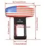 DGZZI Car Seat Belt Clip 2PCS Vehicle Mounted Car Safety Seat Belt Buckles With National Flag Car Metal Seat Belt Plug DGZZI Car Seat Belt Clip 2PCS Vehicle Mounted Car Safety Seat Belt Buckles With National Flag Car Metal Seat Belt Plug