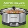 Hamilton Beach Programmable Slow Cooker, Stovetop Sear & Cook, 6 Quarts, Silver (33662) Hamilton Beach Programmable Slow Cooker, Stovetop Sear & Cook, 6 Quarts, Silver (33662)