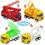 JOYIN 20 Piece Pull Back Die Cast Metal Toy Car Model Vehicle Set for Toddlers, Girls and Boys Kids Play Car Set