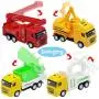 JOYIN 20 Piece Pull Back Die Cast Metal Toy Car Model Vehicle Set for Toddlers, Girls and Boys Kids Play Car Set