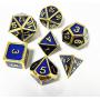 WUXINGMEILI Metal Game Dice Set with Metal Box for Role Playing Game