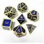 WUXINGMEILI Metal Game Dice Set with Metal Box for Role Playing Game