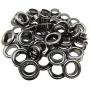 Trimming Shop Gunmetal 11mm Brass Eyelets Grommets with Washers Rust Proof for Pool Covers, Tarpaulin, Vinyl Banners, Yoga Mat, Art and Craft, DIY Projects, 100pcs