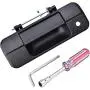 WARMQ Tailgate Handle - Exterior Door Handles with Keyhole for 2007-2013 Toyota Tundra, Replacement of 69090-0C040, 690900C040, 81213 WARMQ Tailgate Handle - Exterior Door Handles with Keyhole for 2007-2013 Toyota Tundra, Replacement of 69090-0C040, 690900C040, 81213