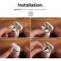 elago AirPods 2 Dust Guard (Rose Gold, 1 Set) Dust-Proof Metal Cover, Luxurious Finish, Must Watch Installation Video - Compatible with Apple AirPods 2 Wireless Charging Case [US Patent Registered]