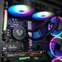 Vetroo V240 Water Cooler 240mm Radiator Intel LGA1200 Ready Black Addressable RGB All-in-one AIO CPU Liquid Cooler for Intel 1150/1151/1156 and AMD AM2/AM3/AM4, 2X 120mm ARGB PWM Fans w/Controller Vetroo V240 Water Cooler 240mm Radiator Intel LGA1200 Ready Black Addressable RGB All-in-one AIO CPU Liquid Cooler for Intel 1150/1151/1156 and AMD AM2/AM3/AM4, 2X 120mm ARGB PWM Fans w/Controller