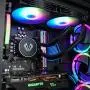 Vetroo V240 Water Cooler 240mm Radiator Intel LGA1200 Ready Black Addressable RGB All-in-one AIO CPU Liquid Cooler for Intel 1150/1151/1156 and AMD AM2/AM3/AM4, 2X 120mm ARGB PWM Fans w/Controller Vetroo V240 Water Cooler 240mm Radiator Intel LGA1200 Ready Black Addressable RGB All-in-one AIO CPU Liquid Cooler for Intel 1150/1151/1156 and AMD AM2/AM3/AM4, 2X 120mm ARGB PWM Fans w/Controller