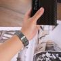 Maledan Compatible with Charge 2 Bands for Women Men, Large, Charcoal