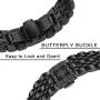 TRUMiRR Band for Samsung Galaxy Watch 42mm / Watch 3 41mm / Active 2 40mm 44mm, 20mm Solid Metal Stainless Steel Watchband Butterfly Buckle Strap Bracelet for Garmin Vivoactive 3 / Venu
