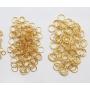 VNDEFUL 2320 Piece 5mm Open Jump Rings Jewelry DIY Findings, for Jewelry Making (Gold)