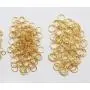VNDEFUL 2320 Piece 5mm Open Jump Rings Jewelry DIY Findings, for Jewelry Making (Gold) VNDEFUL 2320 Piece 5mm Open Jump Rings Jewelry DIY Findings, for Jewelry Making (Gold)