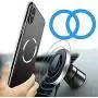 Wireless Charger Magnet Attracting Ring & Magnetic Phone Mount Holder Attracting Adhesive Metal Plate