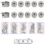 2pcs Stainless Steel Sewing Machine Bobbin Case, 10pcs Metal Sewing Machine Bobbins 50 pcs Sewing Machine Needles and Tape Measure for Front Loading Class 15 Machines Embroider 2pcs Stainless Steel Sewing Machine Bobbin Case, 10pcs Metal Sewing Machine Bobbins 50 pcs Sewing Machine Needles and Tape Measure for Front Loading Class 15 Machines Embroider