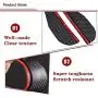 Voroly ​2 Pcs Mirror Rain Visor Smoke Guard, Carbon Fiber Texture Rear View Side Mirror Rain Eyebrow View Mirror Visor Guard for Most Car, Truck and SUV ​