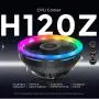 CPU Cooler, Cooler Fan 4pin PWM RGB Fan Computer Case Cooling Fan Quiet Radiator for Intel 775 / 115X / AM2 AM3 AM4 CPU Cooler, Cooler Fan 4pin PWM RGB Fan Computer Case Cooling Fan Quiet Radiator for Intel 775 / 115X / AM2 AM3 AM4