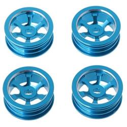 4PCS Metal Hub RC Car Wheel 1/28 for Wltoys K989 IW04M Racing Cars Spare Part Replacement Accessories