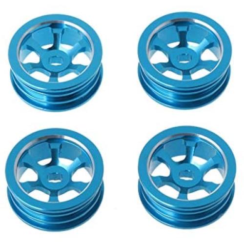 4PCS Metal Hub RC Car Wheel 1/28 for Wltoys K989 IW04M Racing Cars Spare Part Replacement Accessories