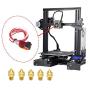 3D Printer Parts Ender 3 Hotend Assembled Ender 3 Pro Extruder Kit 24V 40W for Creality Ender 3 / Ender 3 Pro with Silicon Cover and 0.4mm Nozzles