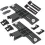 W10350376 Dishwasher Upper Top Rack Adjuster Parts Kit With W10250160 w10195840 Dishwasher Top Rack w10195839 Dish Rack Adjuster W10508950 Compatible with Whirlpool