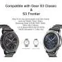 Shangpule Compatible Gear S3 bands, Galaxy Watch 3 45mm Band Galaxy Watch 46mm Bands, 22mm Stainless Steel Metal Replacement Strap Bracelet Compatible Samsung Gear S3 Classic and S3 Frontier Smartwatch (Blue) Shangpule Compatible Gear S3 bands, Galaxy Watch 3 45mm Band Galaxy Watch 46mm Bands, 22mm Stainless Steel Metal Replacement Strap Bracelet Compatible Samsung Gear S3 Classic and S3 Frontier Smartwatch (Blue)